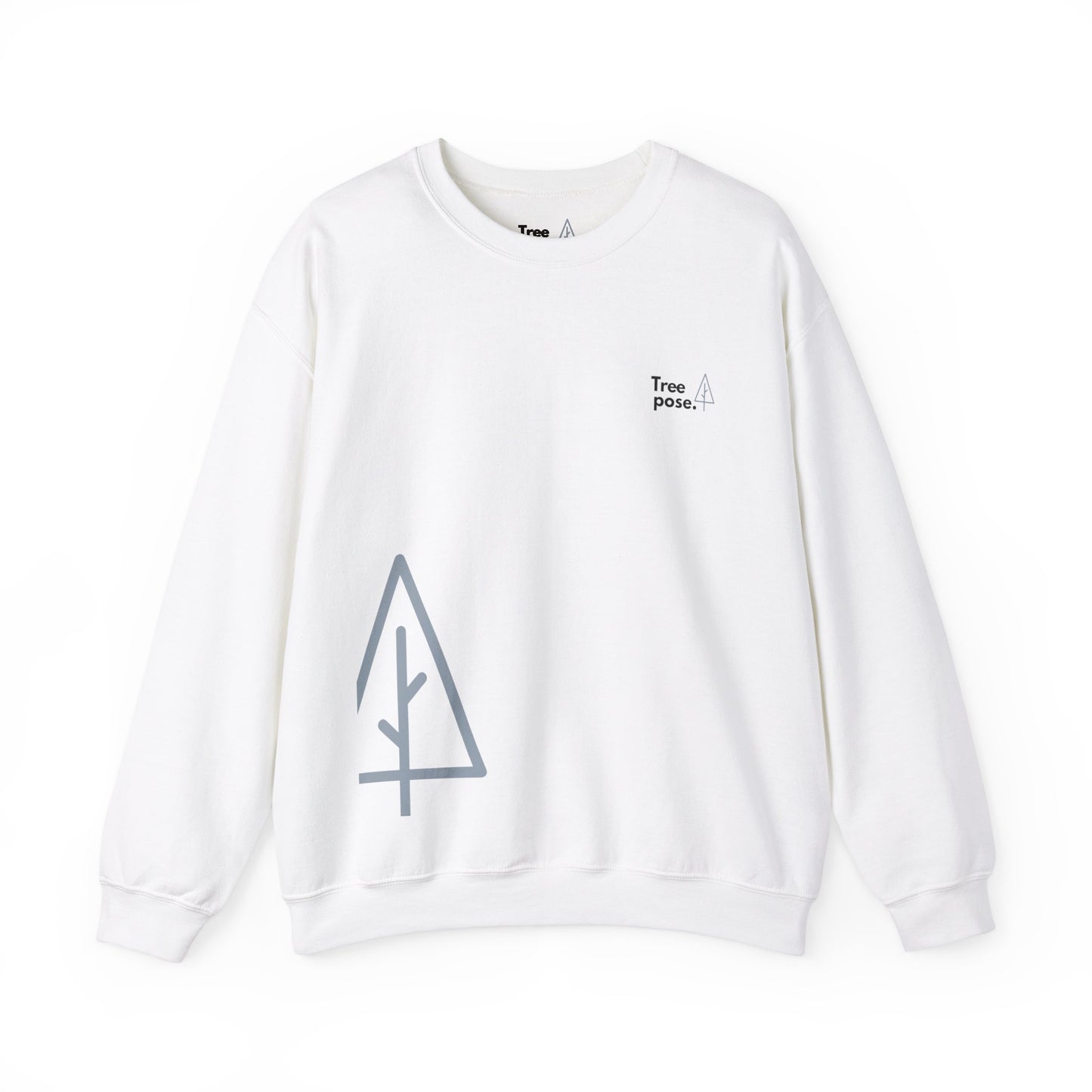 Heavy Blend™ Tree Pose 'Tree' Crewneck Sweatshirt