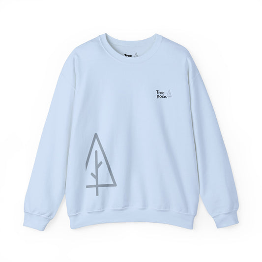 Heavy Blend™ Tree Pose 'Tree' Crewneck Sweatshirt